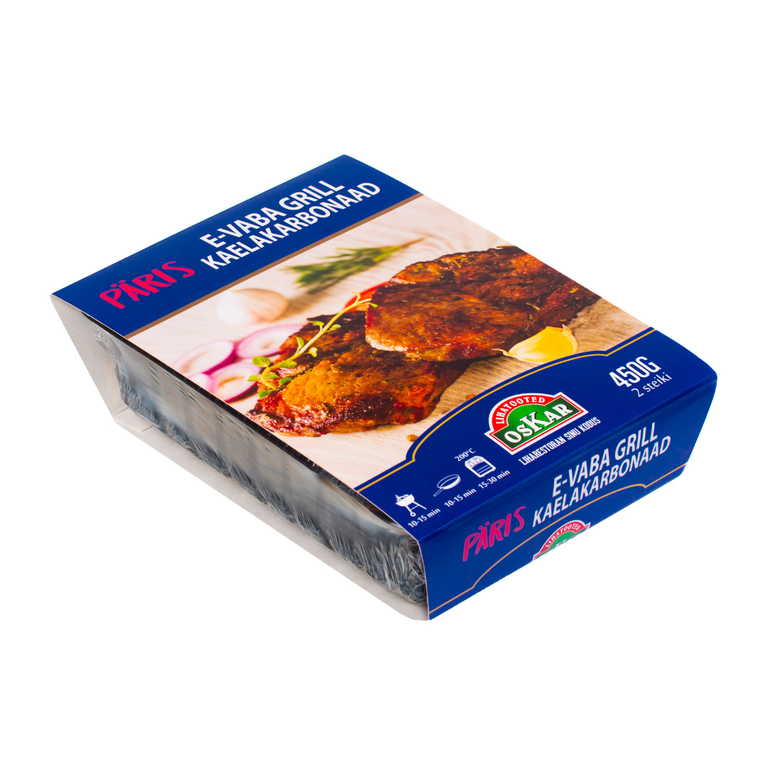 PÄRIS E-vaba grill kaelakarbonaad