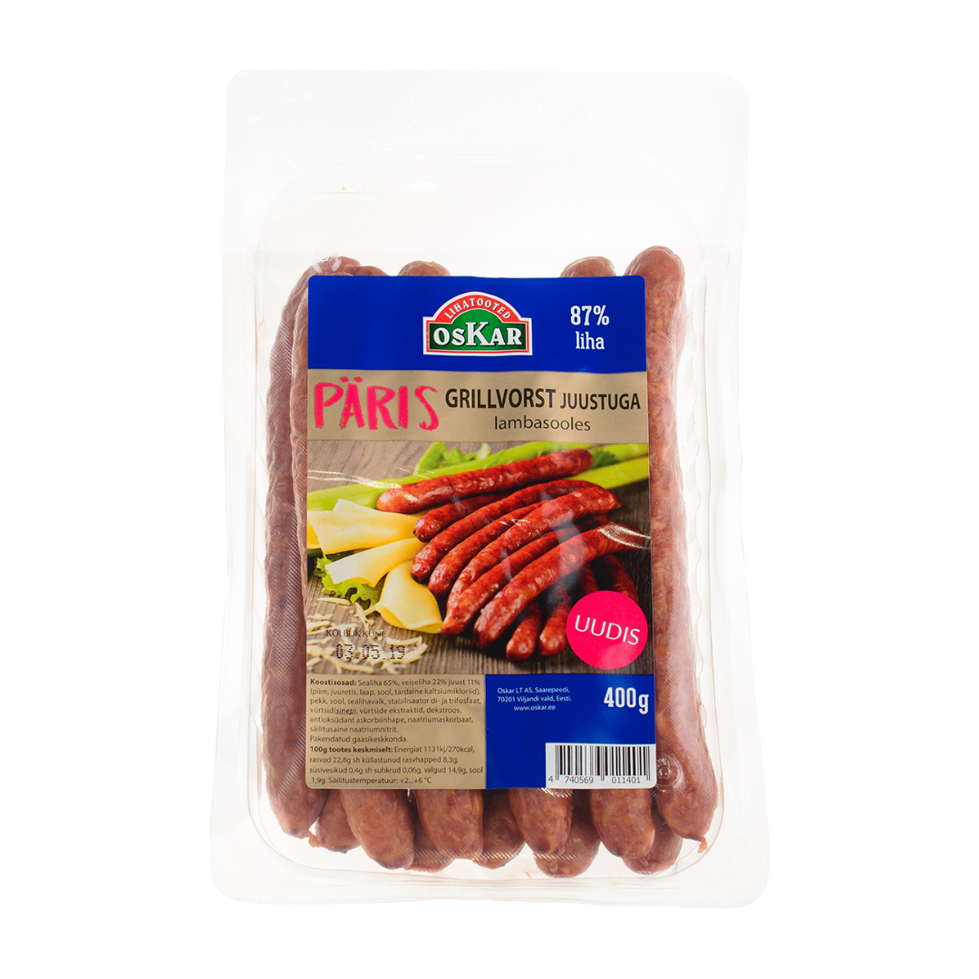 PÄRIS Grillvorst juustuga